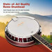 5-String Banjo Multi-Wood | Frosted Remo Head with Detachable Resonator - Little and Giant Explorers Costway