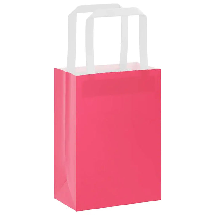 50 Pack Kraft Paper Bags – Pink | 15x8x21cm - 100g/m² Recyclable Gift VIDAXL - Little and Giant Explorers vidaXL