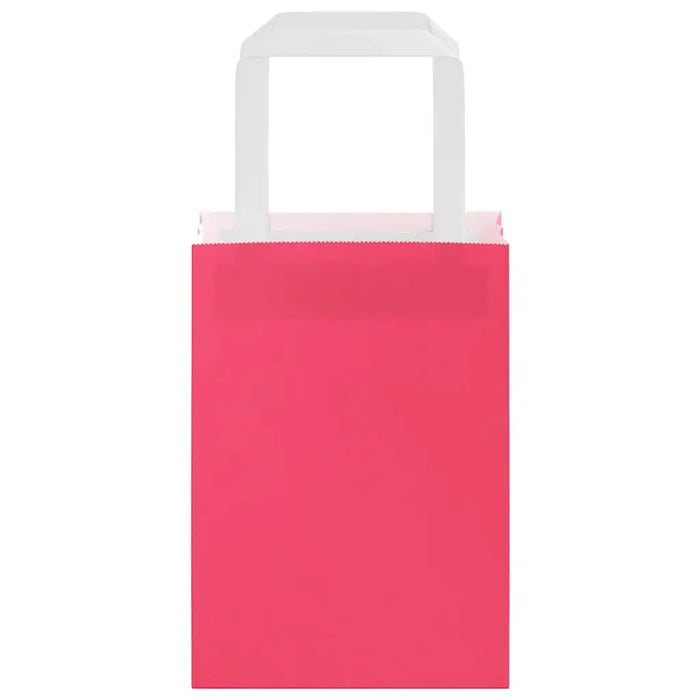 50 Pack Kraft Paper Bags – Pink | 15x8x21cm - 100g/m² Recyclable Gift VIDAXL - Little and Giant Explorers vidaXL