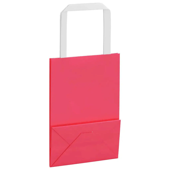 50 Pack Kraft Paper Bags – Pink | 15x8x21cm - 100g/m² Recyclable Gift VIDAXL - Little and Giant Explorers vidaXL
