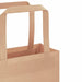 50 Paper Bags with Handles in Brown (18 x 8 x 22cm) - Little and Giant Explorers vidaXL