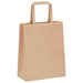 50 Paper Bags with Handles in Brown (18 x 8 x 22cm) - Little and Giant Explorers vidaXL