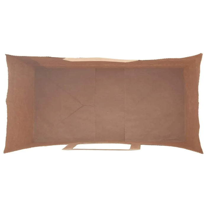 50 Paper Bags with Handles in Brown (18 x 8 x 22cm) - Little and Giant Explorers vidaXL