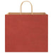 50 Paper Bags with Handles in Red (32 x 22 x 28cm) - Little and Giant Explorers vidaXL