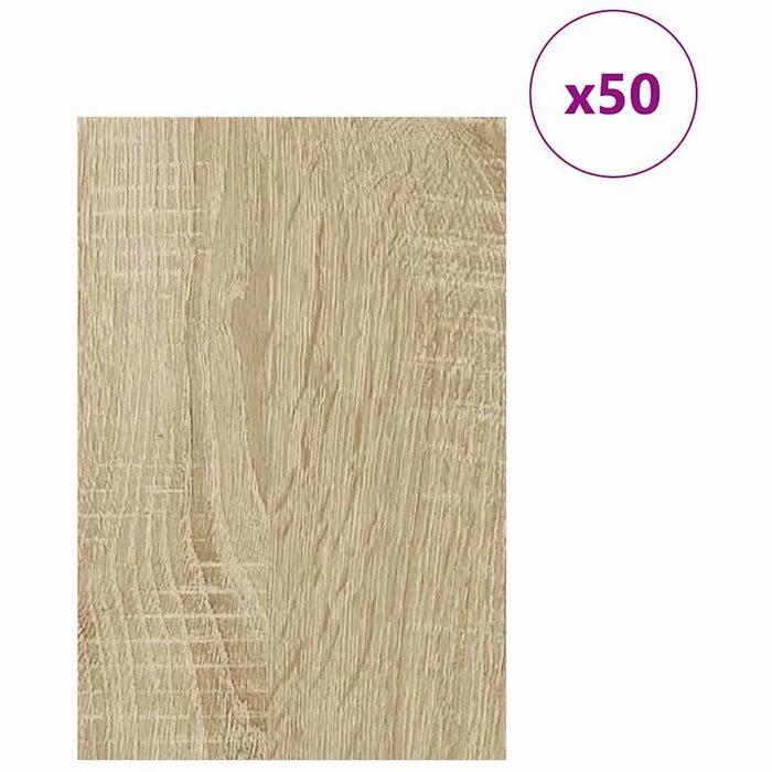 50-Piece Wooden Decorative Panel Set – Sonoma Oak | 40×60cm VIDAXL - Little and Giant Explorers vidaXL