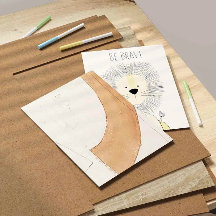 50-Piece Wooden Decorative Panel Set – Sonoma Oak | 40×60cm VIDAXL - Little and Giant Explorers vidaXL