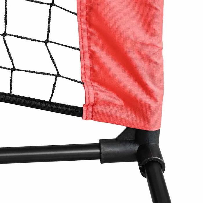 595cm Outdoor Tennis Net Set with Carry Bag - Black and Red | Polyester VIDAXL - Little and Giant Explorers vidaXL