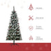 5FT Artificial Christmas Pencil Tree with Red Berries and Pinecones - Little and Giant Explorers HOMCOM