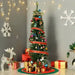 5ft Artificial Christmas Tree - 294 Tips | Flame-Retardant Plastic - Compact Festive Design HOMCOM - Little and Giant Explorers HOMCOM