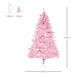 5FT Artificial Christmas Tree in Pink - Little and Giant Explorers HOMCOM