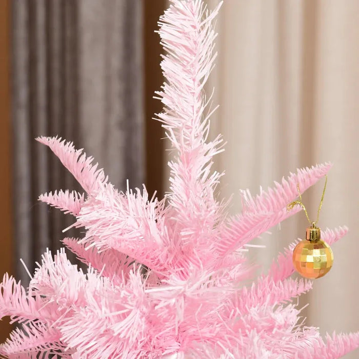 5FT Artificial Christmas Tree in Pink - Little and Giant Explorers HOMCOM