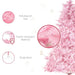 5FT Artificial Christmas Tree in Pink - Little and Giant Explorers HOMCOM