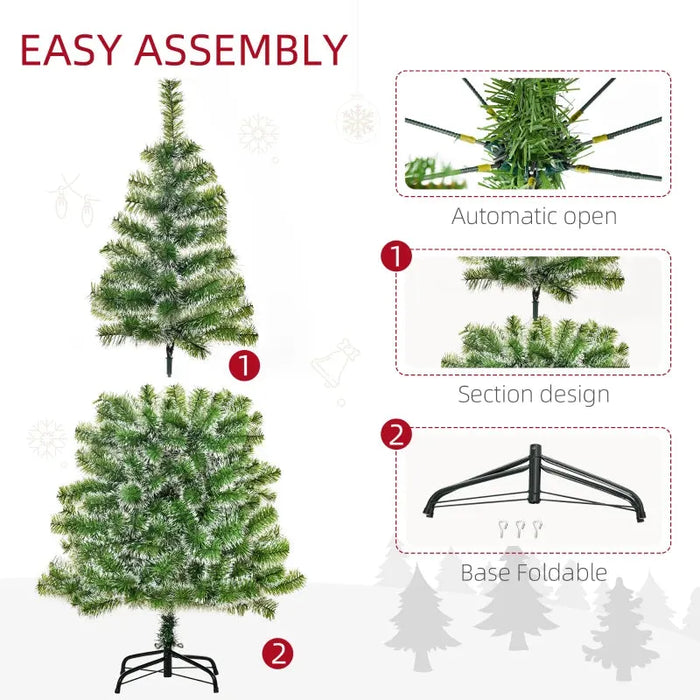 5FT Artificial Christmas Tree - Little and Giant Explorers HOMCOM