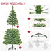 5FT Artificial Christmas Tree - Little and Giant Explorers HOMCOM