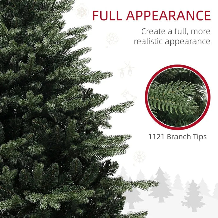 5FT Artificial Spruce Christmas Tree with 1121 Branch Tips - Little and Giant Explorers HOMCOM