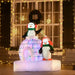 5FT Christmas Inflatable Penguins and Igloo - Little and Giant Explorers HOMCOM