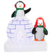 5FT Christmas Inflatable Penguins and Igloo - Little and Giant Explorers HOMCOM