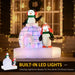 5FT Christmas Inflatable Penguins and Igloo - Little and Giant Explorers HOMCOM