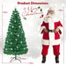 5ft Fibre Optic Christmas Tree | Pre-Lit Artificial Tree with Star Topper COSTWAY - Little and Giant Explorers Costway