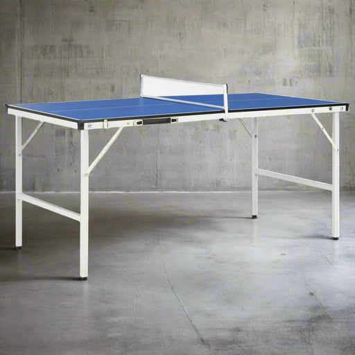 5 Feet Ping Pong Table with Net in Blue - Little and Giant Explorers vidaXL