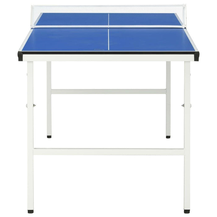 5 Feet Ping Pong Table with Net in Blue - Little and Giant Explorers vidaXL