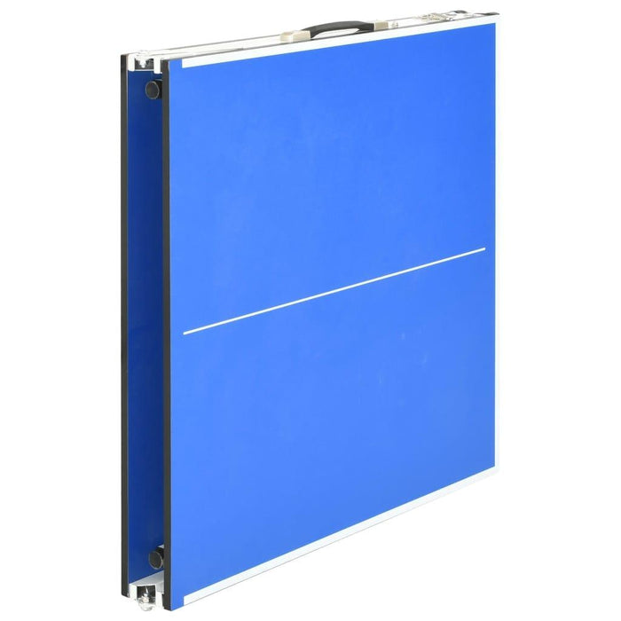 5 Feet Ping Pong Table with Net in Blue - Little and Giant Explorers vidaXL