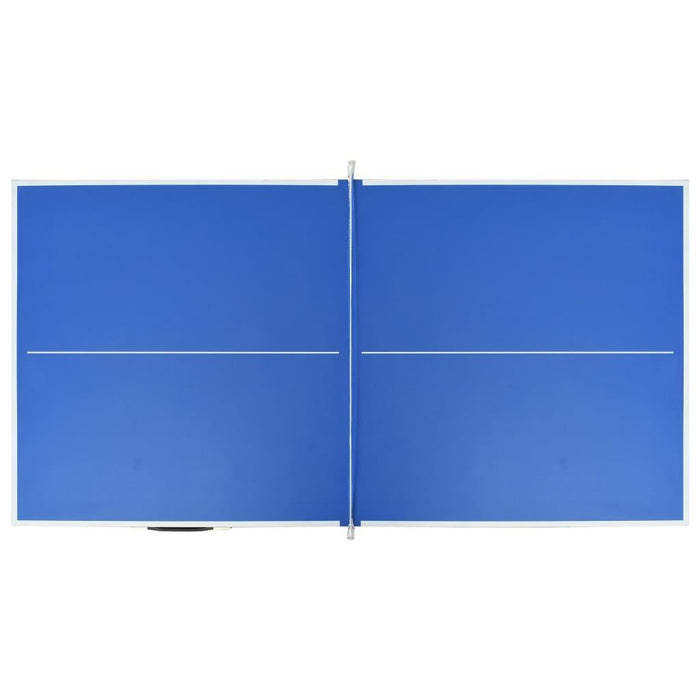 5 Feet Ping Pong Table with Net in Blue - Little and Giant Explorers vidaXL