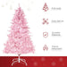 5FT Artificial Christmas Tree in Pink - Little and Giant Explorers HOMCOM