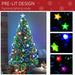 5ft Pre-Lit Fibre Optic Christmas Tree | LED Lights with Star Lampshades HOMCOM - Little and Giant Explorers HOMCOM