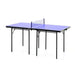 5ft professional blue table tennis table with net and folding metal legs