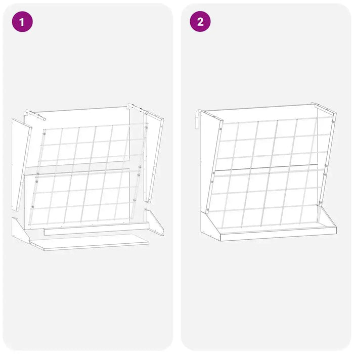 5kg Metal Hay Feeder – Olive Green | Steel Hanging Feeder with Tray VIDAXL - Little and Giant Explorers