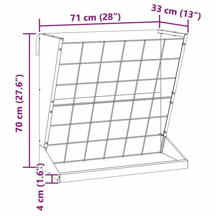 5kg Metal Hay Feeder – Olive Green | Steel Hanging Feeder with Tray VIDAXL - Little and Giant Explorers