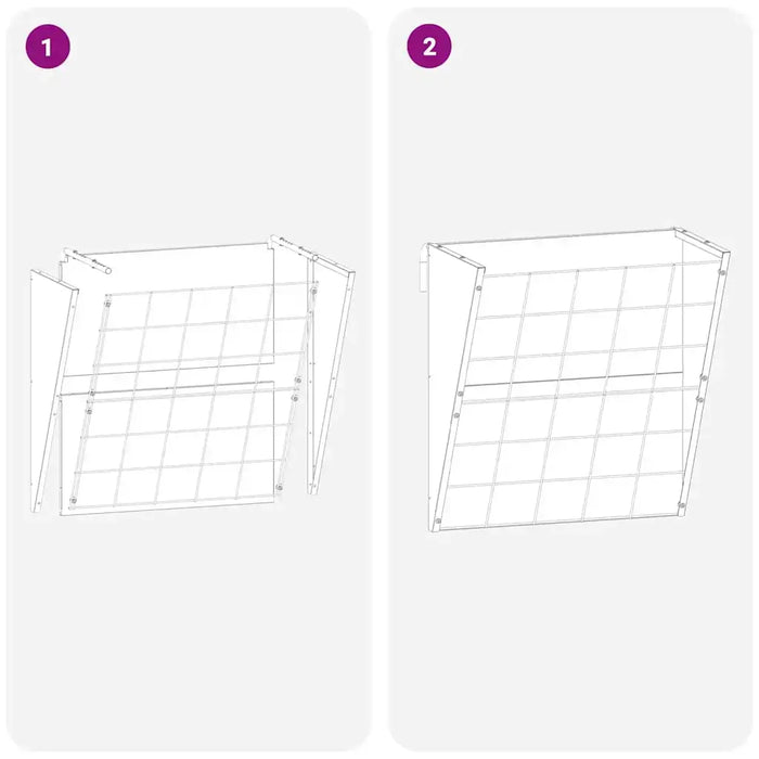 5kg Metal Hay Feeder – Silver | Galvanised Steel Hanging Feeder with Tray VIDAXL - Little and Giant Explorers