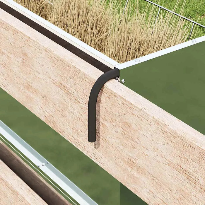 5kg Metal Hay Feeder – Silver | Galvanised Steel Hanging Feeder with Tray VIDAXL - Little and Giant Explorers