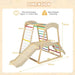 6-in-1 Indoor Jungle Gym – Multicolour | Wooden Montessori Climber COSTWAY - Little and Giant Explorers Costway