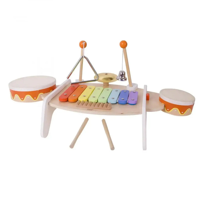 6-in-1 Music Table Set - Rainbow-Design | Early Learning Musical Toy CLASSIC WORLD - Little and Giant Explorers Classic World