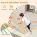 6-in-1 Wooden Climbing Playset for Kids - Little and Giant Explorers Costway