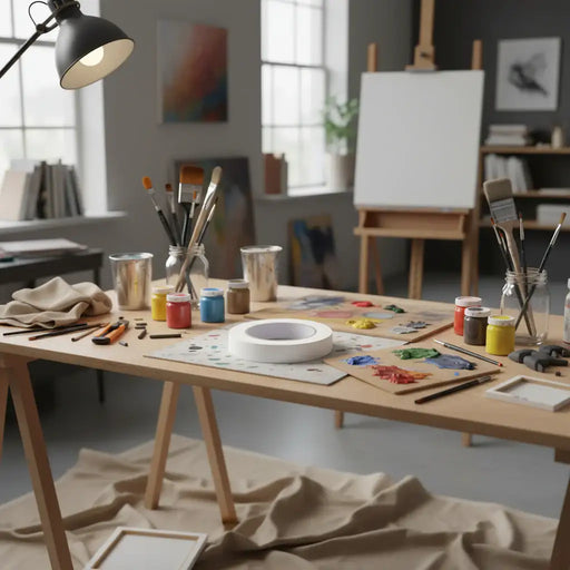 6 Pack Painter’s Masking Tape – White | 5000x1.9cm - Opaque Paper Tape VIDAXL - Little and Giant Explorers vidaXL