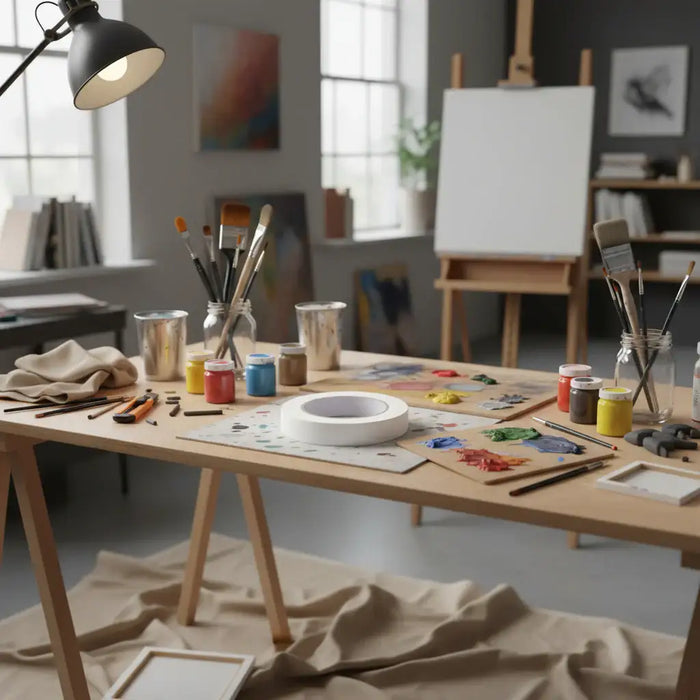 6 Pack Painter’s Masking Tape – White | 5000x1.9cm - Opaque Paper Tape VIDAXL - Little and Giant Explorers vidaXL