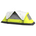 Camping Tent with 2000mm Waterproof Rainfly in Yellow (6 - 8 persons) - Little and Giant Explorers Outsunny