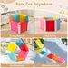 6-Piece Foam Blocks Toy Set | Trapezoid Design with Multiple Playing Possibilities - Little and Giant Explorers Costway