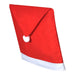 6 Santa Claus Hat - Chair Back Covers - Little and Giant Explorers vidaXL