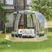 Spacious 6-Sided Pop-Up Bubble Tent (6 - 10 persons) - Little and Giant Explorers Costway