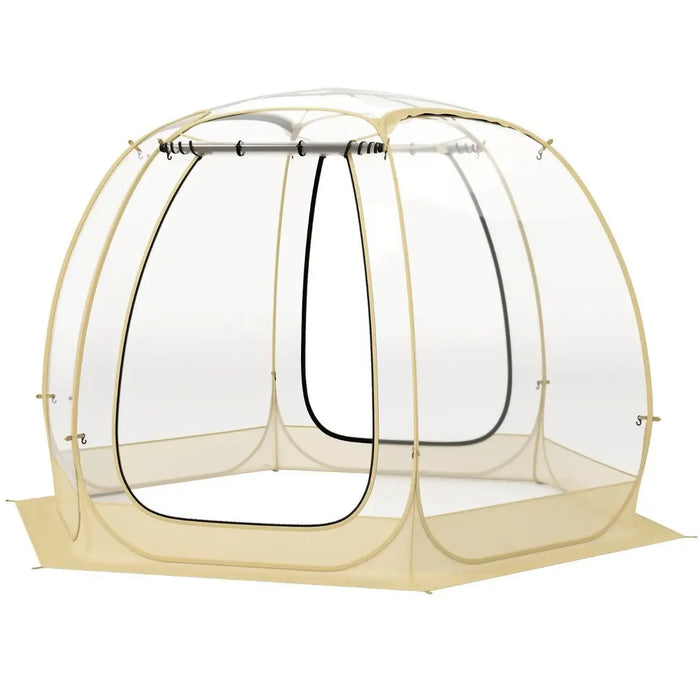 Spacious 6-Sided Pop-Up Bubble Tent (6 - 10 persons) - Little and Giant Explorers Costway