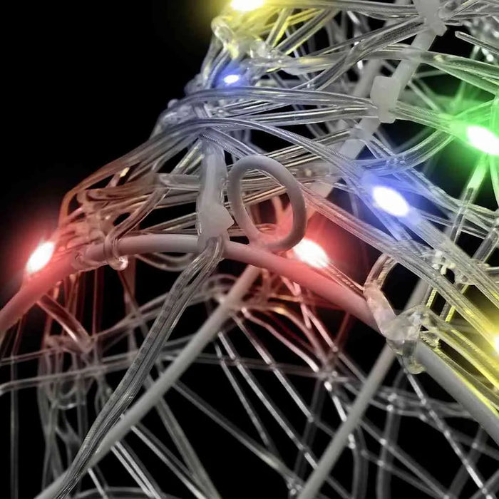 60cm Acrylic Reindeer Head – Multicolour LED Design | Indoor Christmas Decoration VIDAXL - Little and Giant Explorers vidaXL