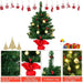60cm Christmas Tree – Tabletop Pre-Lit Tree | Red Berries and Golden Balls COSTWAY - Little and Giant Explorers Costway