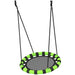 60cm Diameter Kid Nest Swing Seat in Green and Black - Little and Giant Explorers AIYAPLAY