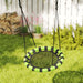 60cm Diameter Kid Nest Swing Seat in Green and Black - Little and Giant Explorers AIYAPLAY