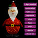 60cm Lighted Santa Claus Christmas Decoration – LED Display | 8 Lighting Modes - USB Connection VIDAXL - Little and Giant Explorers vidaXL