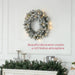 60cm Snowy Pine Cone and Berry Christmas Wreath, with LED Lights - Little and Giant Explorers HOMCOM